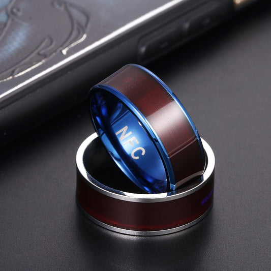 Anillo Inteligente NFC de Moda para Hombre, Anillo Digital para Teléfonos Androi