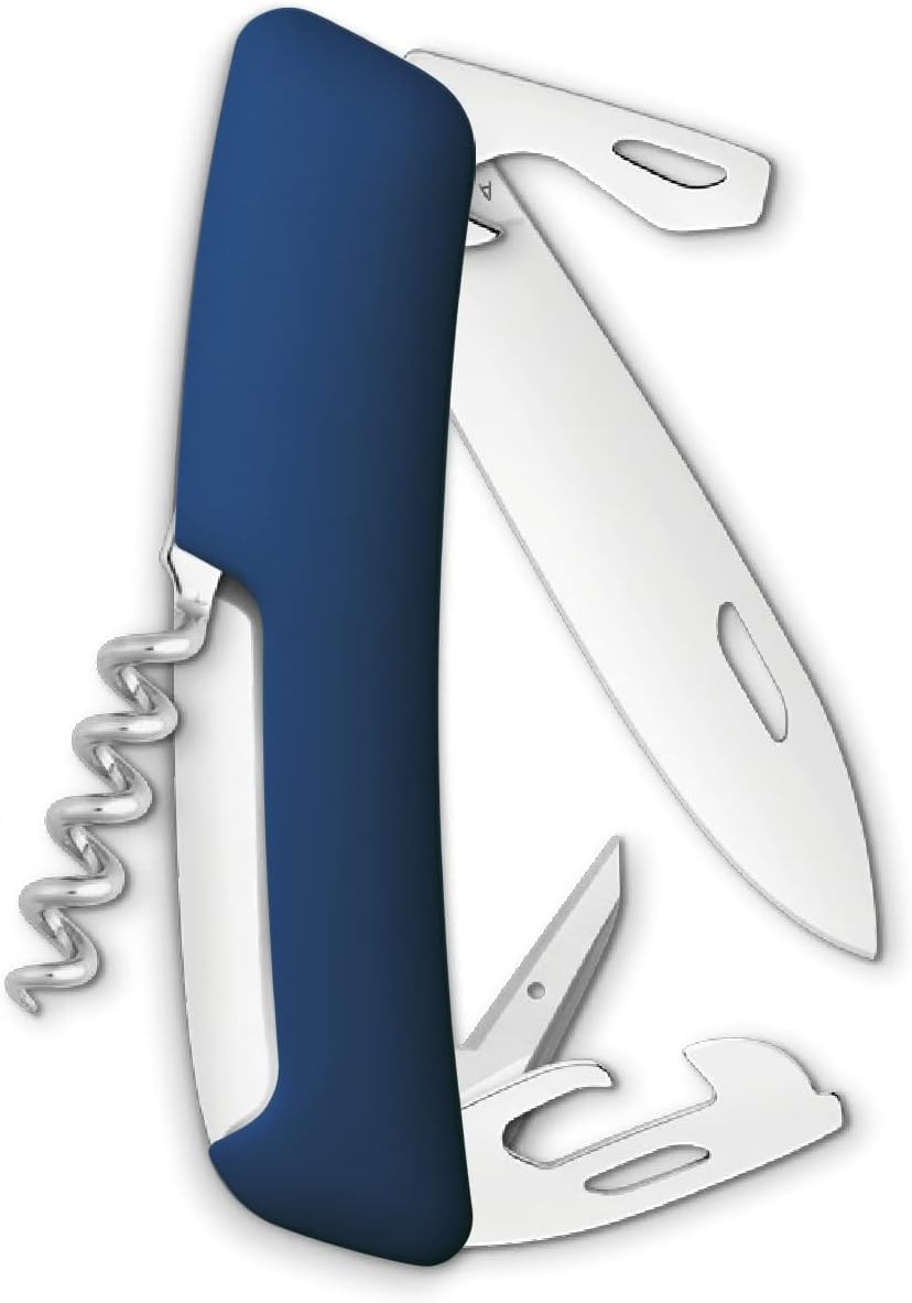 SWIZA Edicion Especial Indian Skull Standard D03, 11 - Usos Azul Hecho en Suiza.