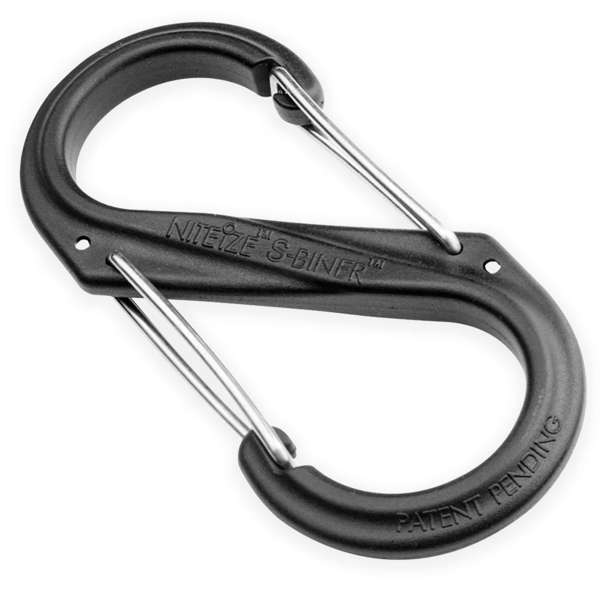 Nite Ize Mosquetón S-biner® Doble Plástico Negro #2 USA.