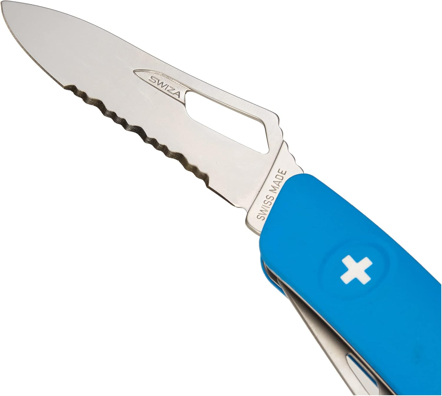 Swiza Allmatt Single Hand SH04 TR Wavy Edge 12 - Funciones Azul Hecho en Suiza.