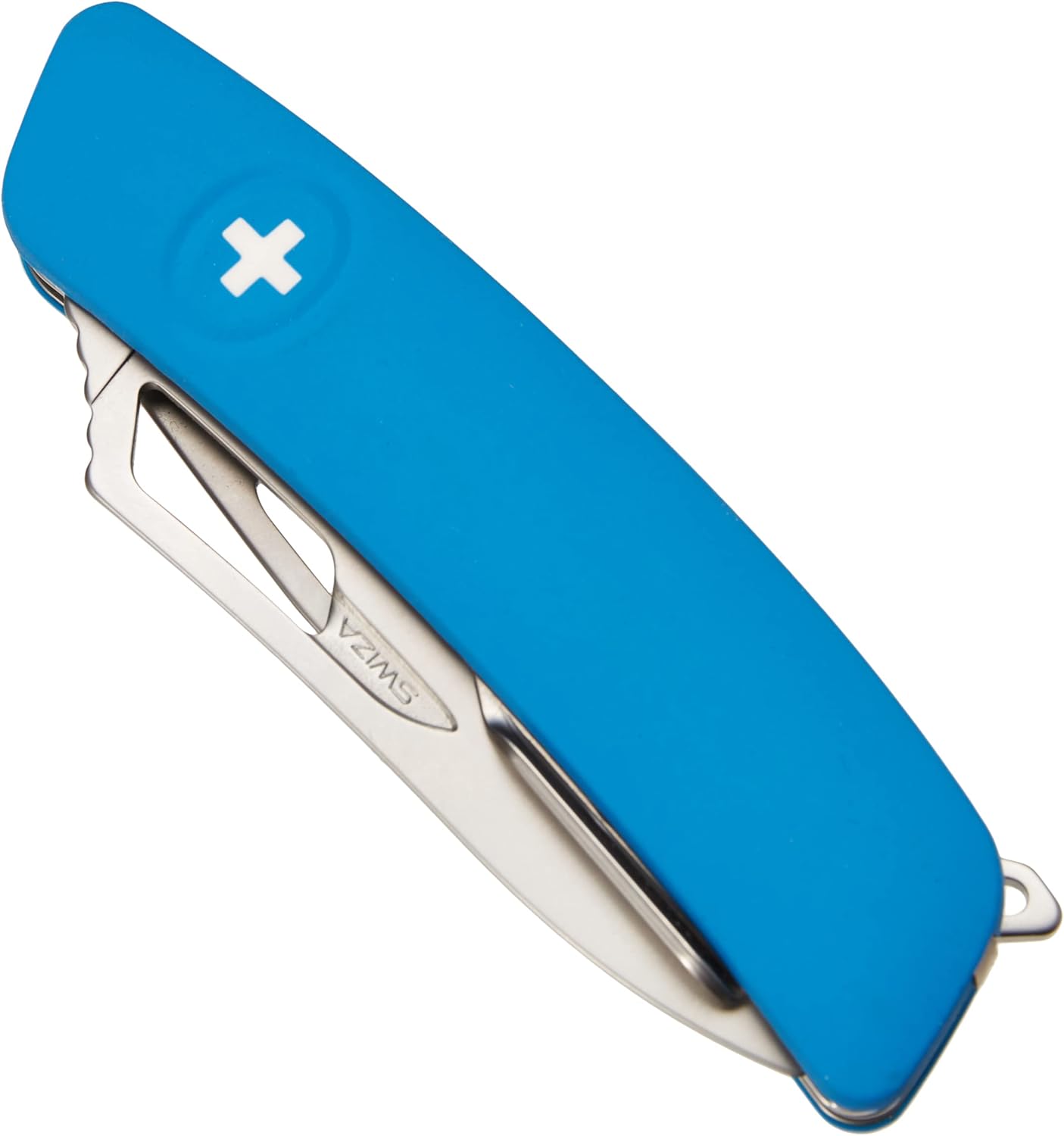 Swiza Allmatt Single Hand SH04 TR Wavy Edge 12 - Funciones Azul Hecho en Suiza.