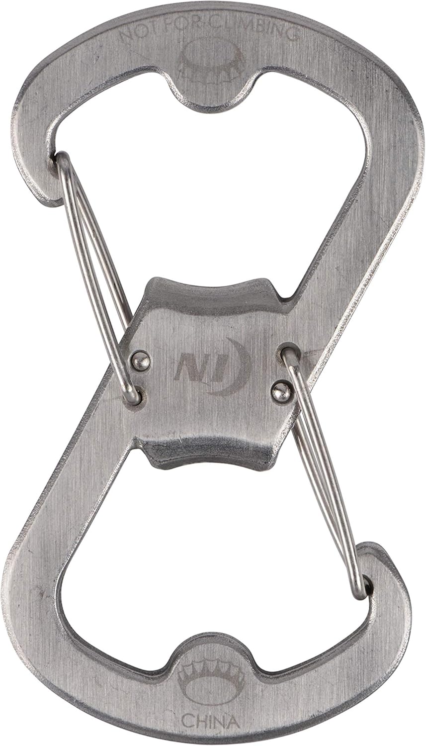 Nite Ize Carabiner Ahhh... Stainless Steel Bottle Opener USA.