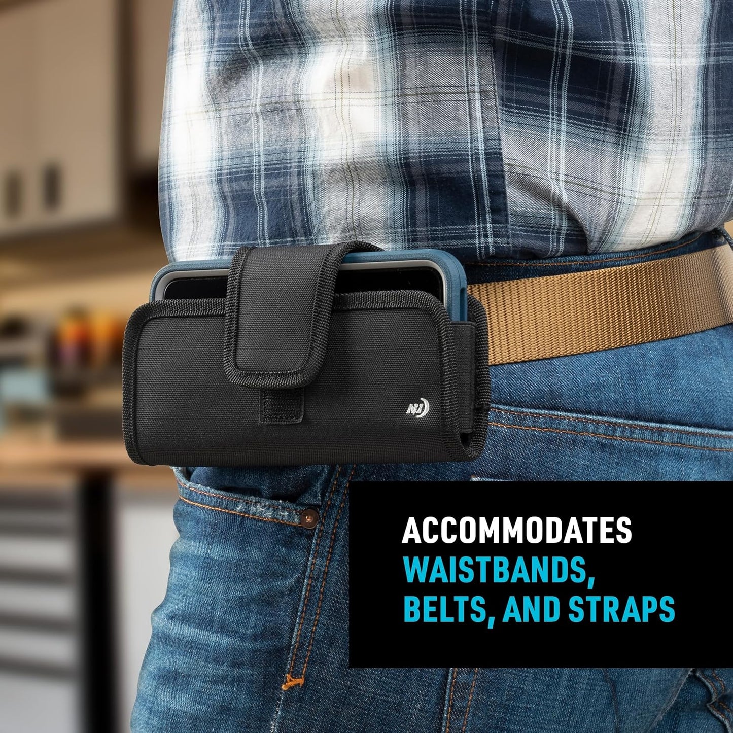 Nite Ize Clip Case Horizontal Universal Phone Holster 2 Xl USA