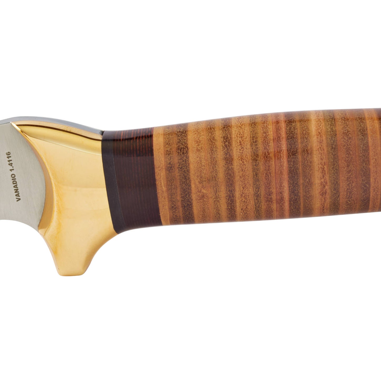 MIGUEL NIETO Cuchillo Safari Campo y Caza Acero Inoxidable An-58 35cm Virola Laton.