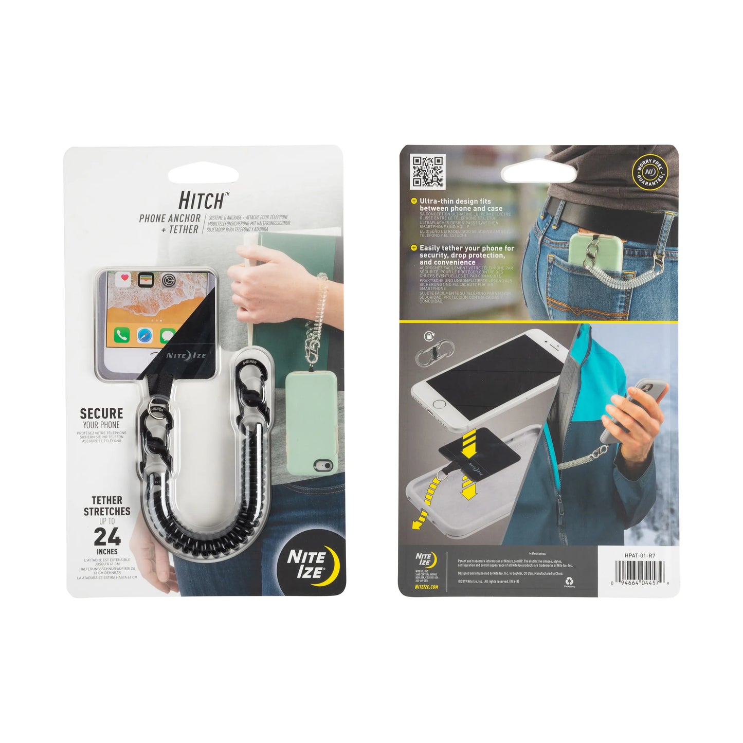 Nite Ize Ancla P/celular Hitch Con Extensión Resorte Negra USA