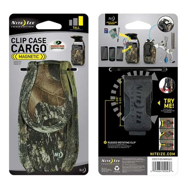 Nite Ize Funda Smartphone Clip Case Cargo Camo Bosque Cafe, USA.