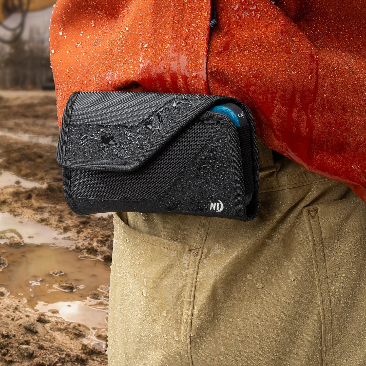 Nite Ize Clip Case Sideways Universal Rugged Holsters XL Black USA.