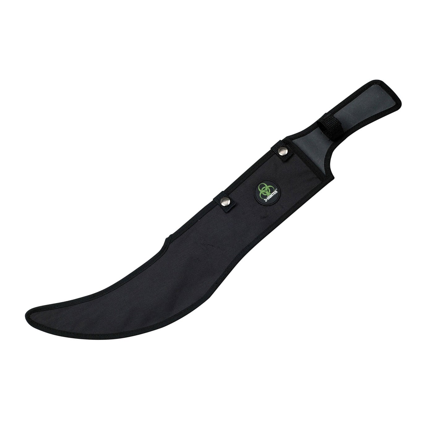 Machete Caza Zombis Z-Hunter con Estuche Negro y Paracord Verde Fosfo