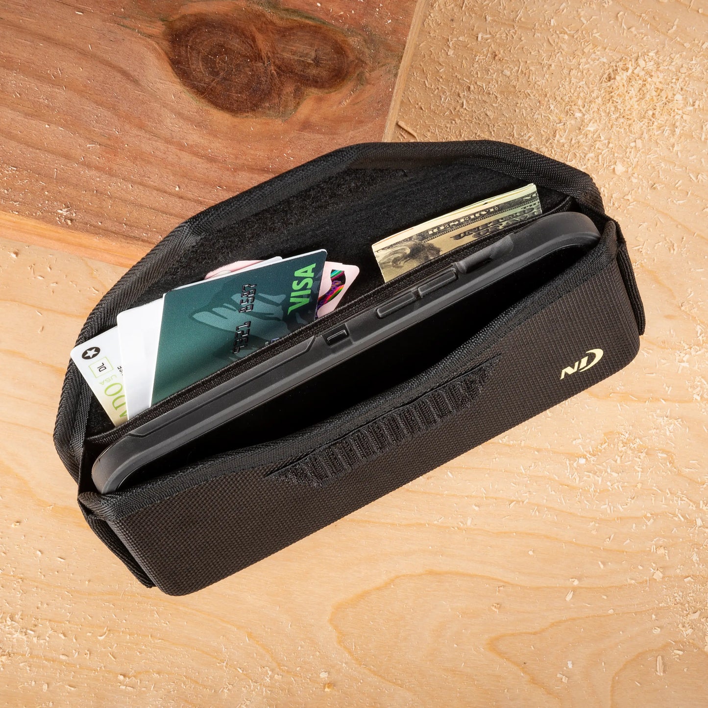 NITE IZE Funda Horizontal Clip Case Hardshell XXL Negra