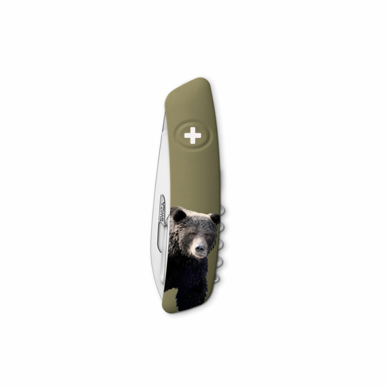 SWIZA GRIZZLY - Vida Salvaje Tt03, 11 Funciones Color Verde Oscuro