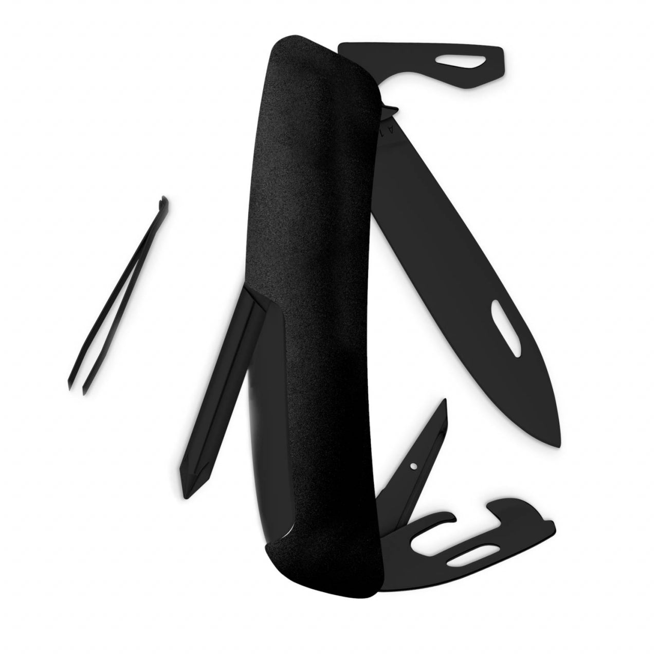 Swiza Allblack Standard D04 , 11 - Funciones, Negro Profundo Hecho en Suiza.