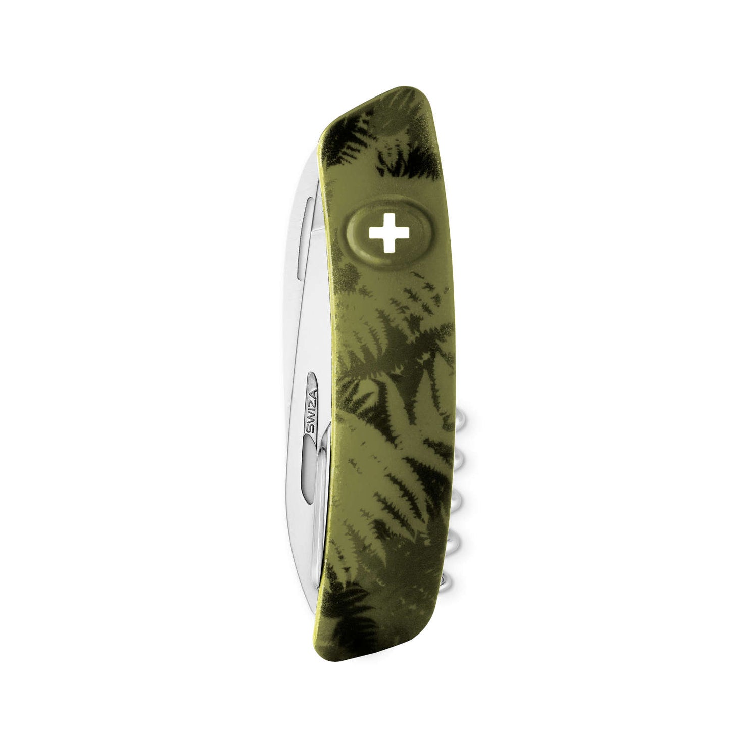 Swiza Standard D05 12 - Funciones Vrde Olivo Camo Palmas Hecho en Suiza.