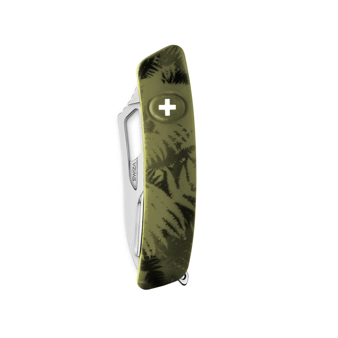 SWIZA Single Hand SH02 TR, 7 - Funciones Camo Verde Hojas Palma Hecho en Suiza.