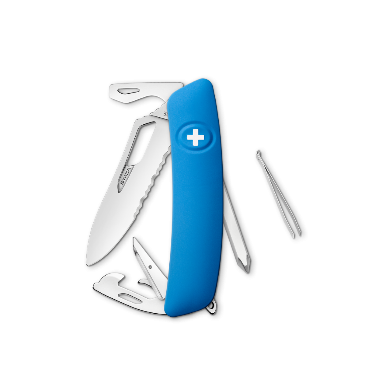 SWIZA Single Hand SH04 TR, 12 - Funciones. Azul Hecho en Suiza.