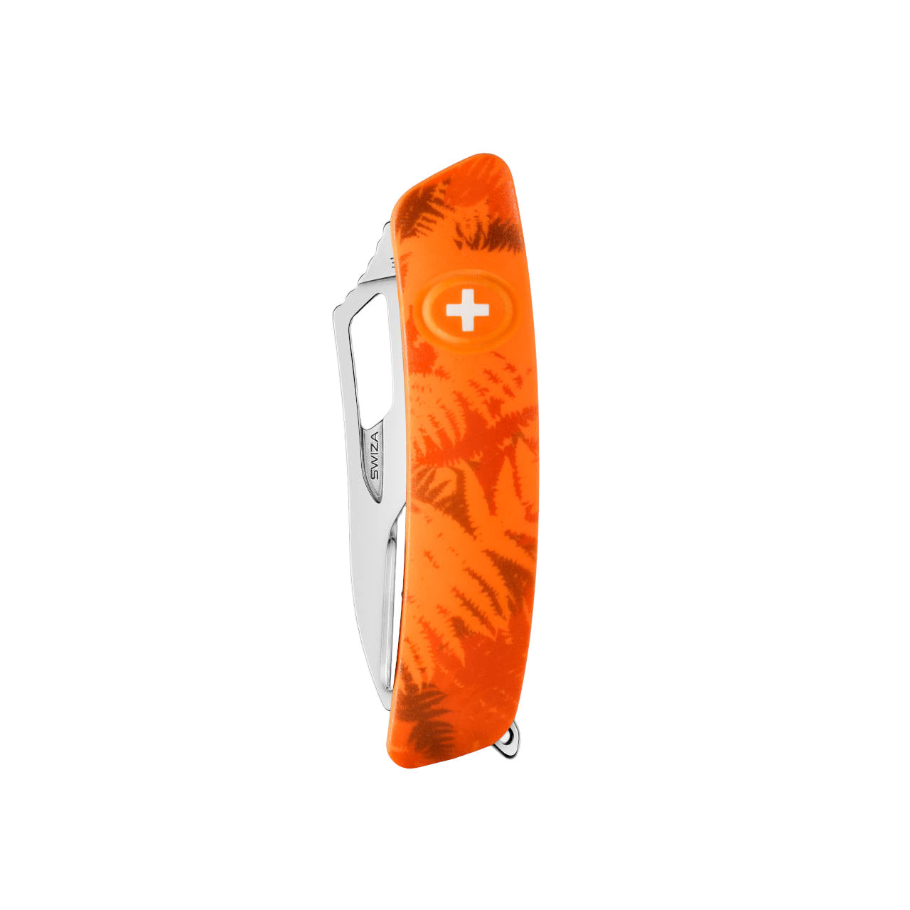 Swiza Single Hand Sh04 Tr 12-Funciones, Camo Hojas Naranja Made in Suiza