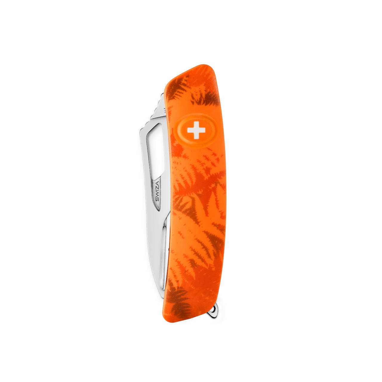 SWIZA Single Hand SH04 TR, 12 - Funciones, Camo Hojas Naranja Hecho en Suiza.