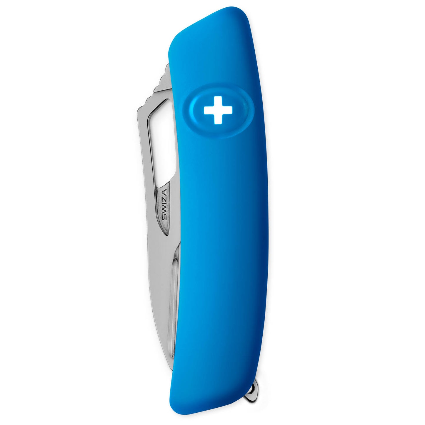 Swiza Allmatt Single Hand SH04 TR Wavy Edge 12 - Funciones Azul Hecho en Suiza.