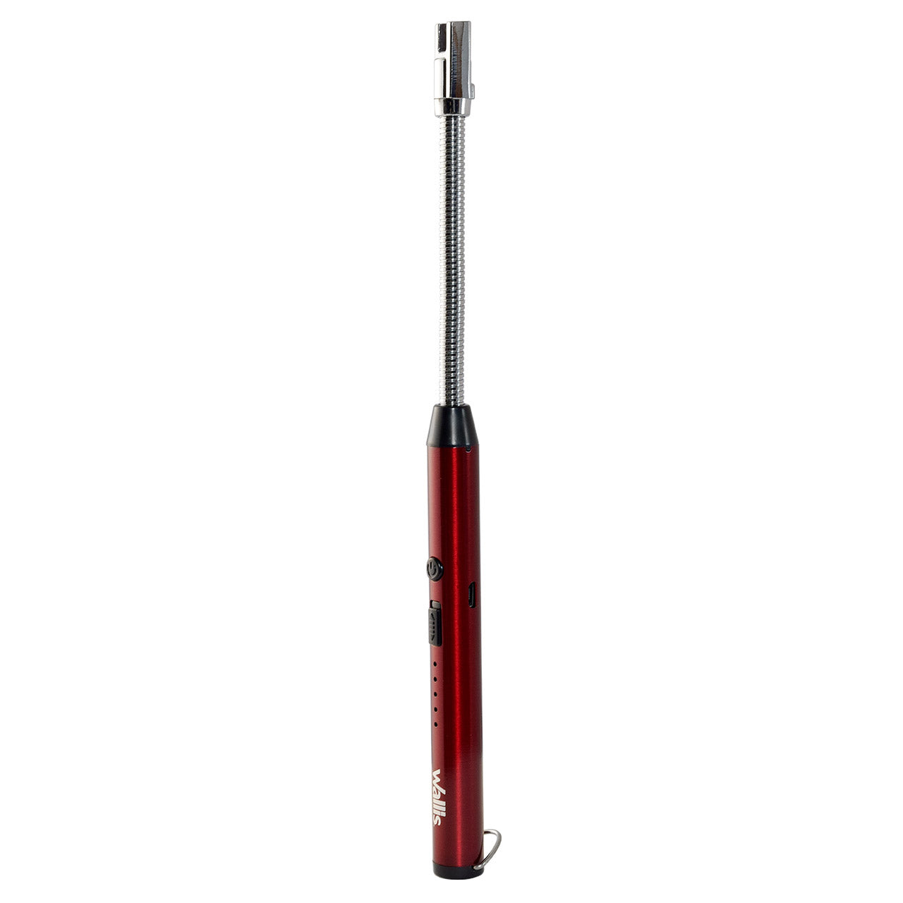 WALLIS Encendedor Electrónico USB, Haz de Plasma y Cuello Flexible de 360 ° Rojo.