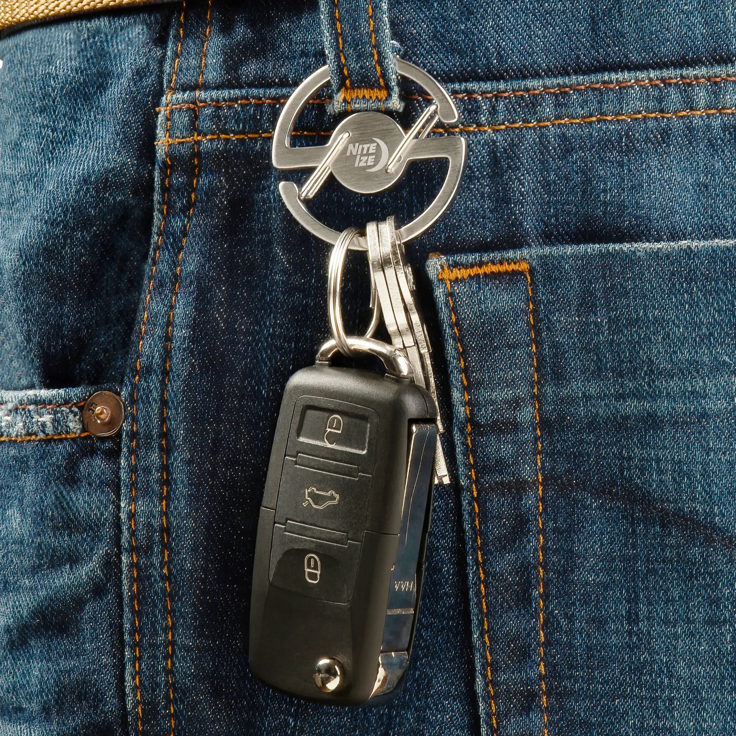 Nite Ize Medallion Key Carabiner Stainless Steel USA