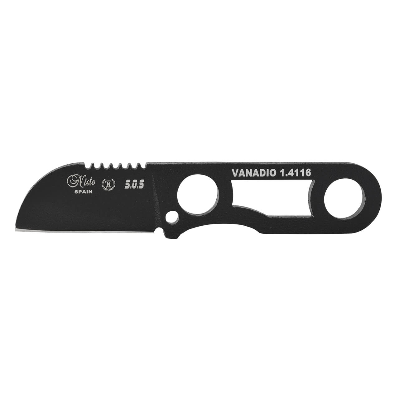 Miguel Nieto Cuchillo S.O.S con Funda de Kydex Acero Vanadio Hecho 100% España.