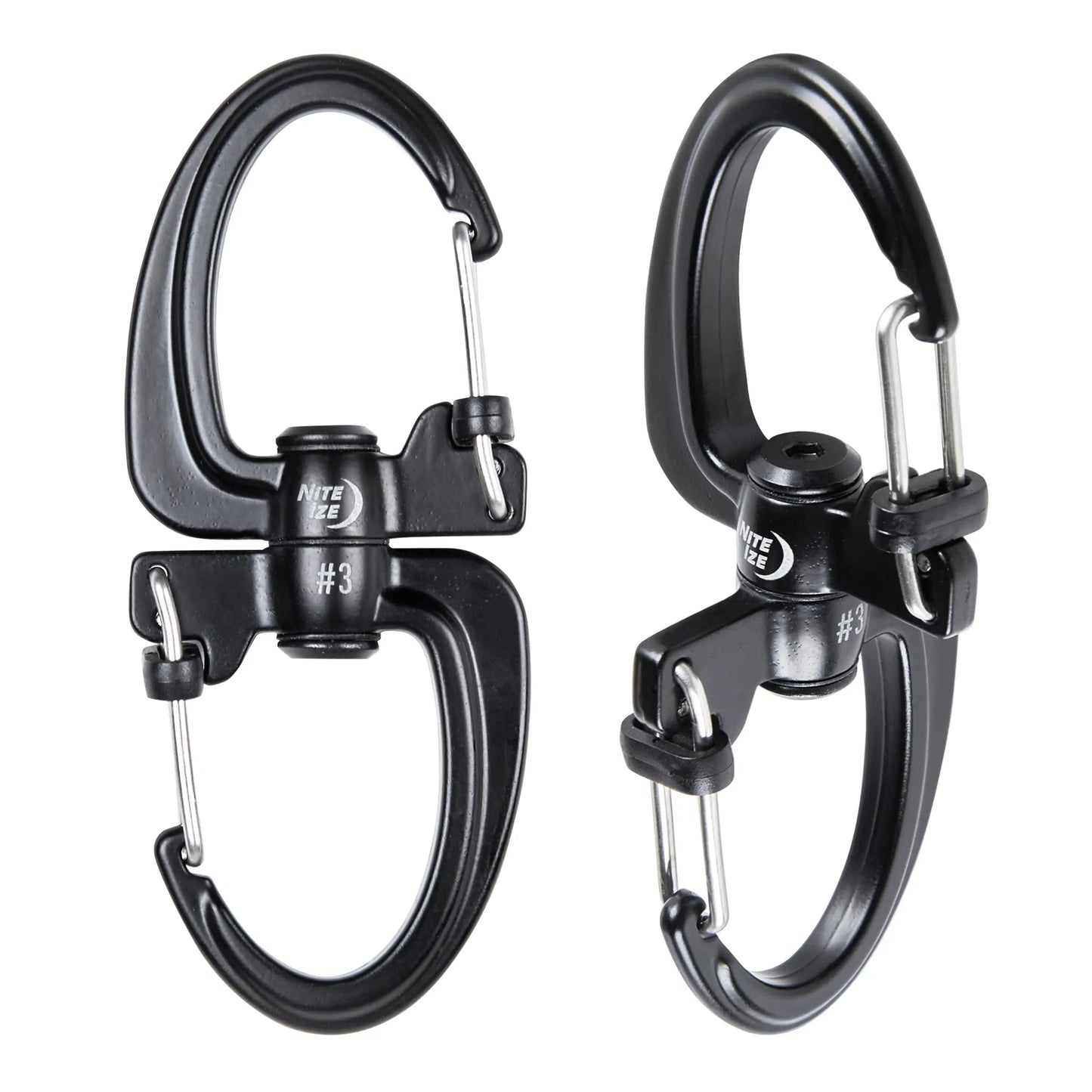 Nite Ize S-biner 360 Slidelock Dual Carabiner Stainlees #4, USA.
