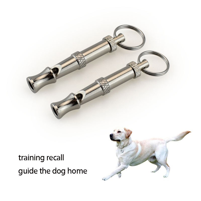 Silbato de acero inoxidable para perros, para detener los ladridos, control de l