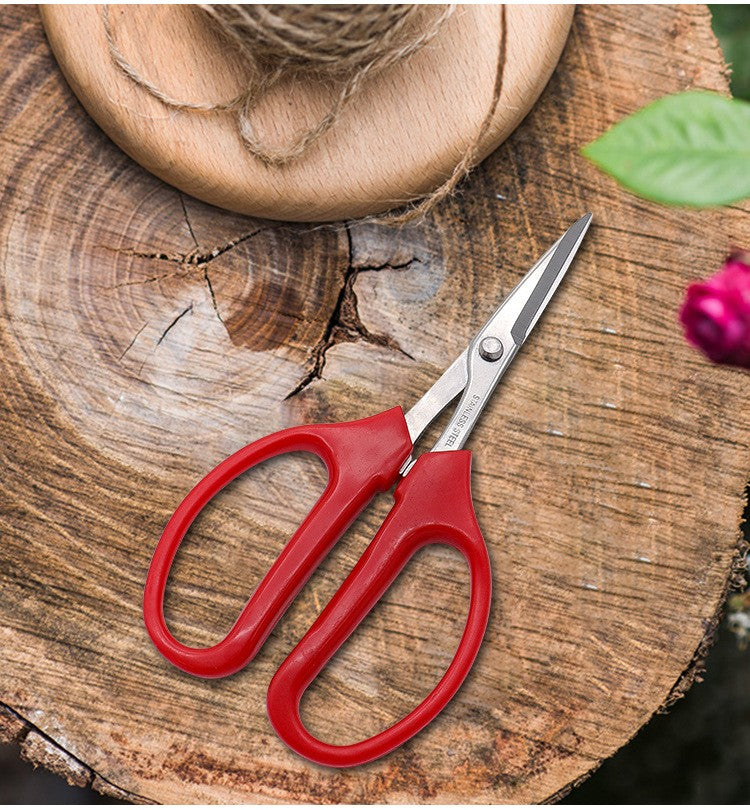 Venta al por mayor, tijeras de acero inoxidable para frutas y uvas, cortaúñas co