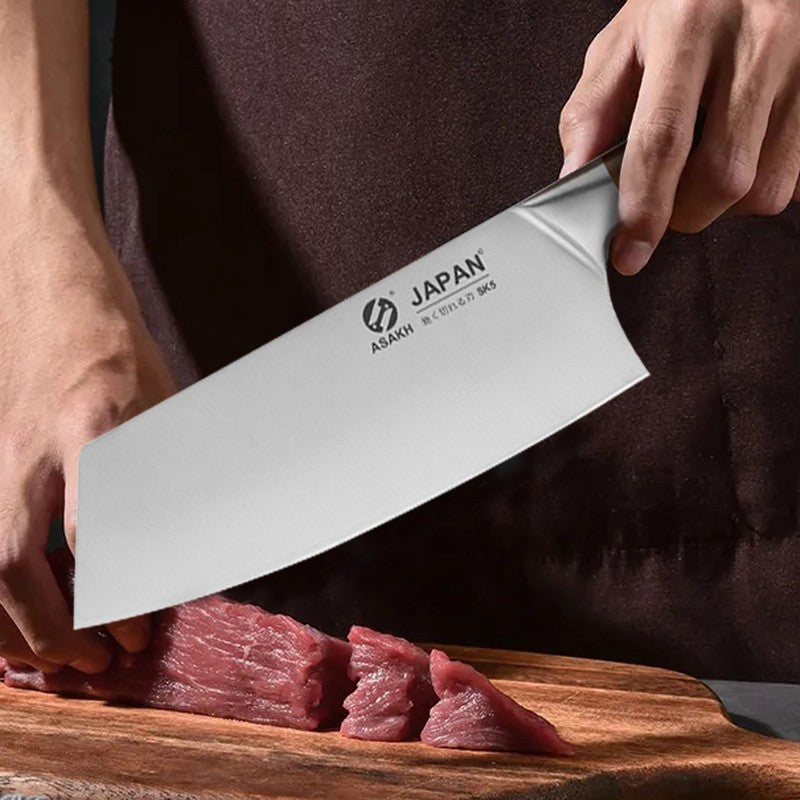 Juego de cuchillos de cocina de acero inoxidable, cuchillo para cortar carne, pe