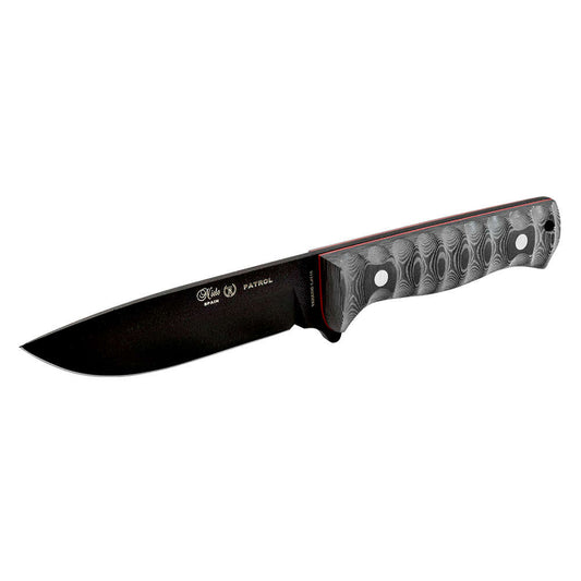 MIGUEL NITO Cuchillo Patrol Combate, Con Funda Piel, Acero Inoxidable Dureza AN-58