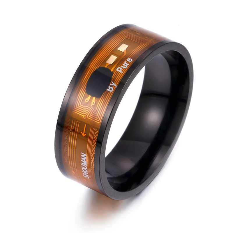 Anillo Inteligente NFC de Moda para Hombre, Anillo Digital para Teléfonos Androi