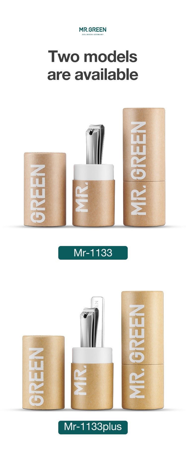 MR.GREEN Cortauñas Simplicidad y moda Cortauñas Cortador de uñas Tijeras para uñ