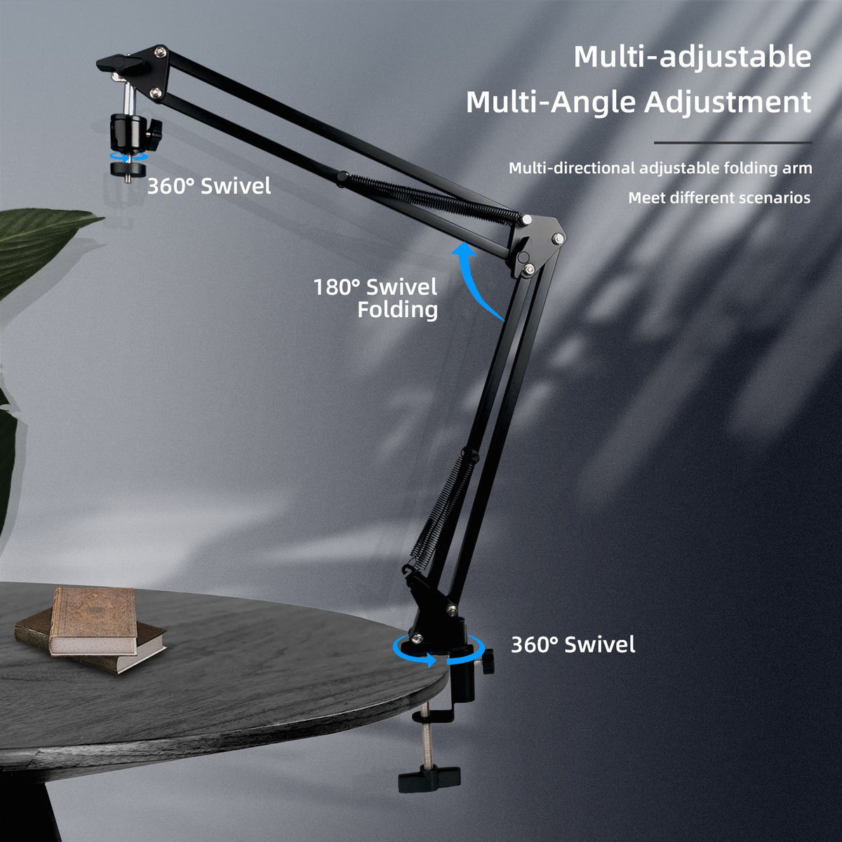 Microscopio Digital con Soporte Reforzado, Microscopio 4K HDMI USB TYPE-C, Cámar