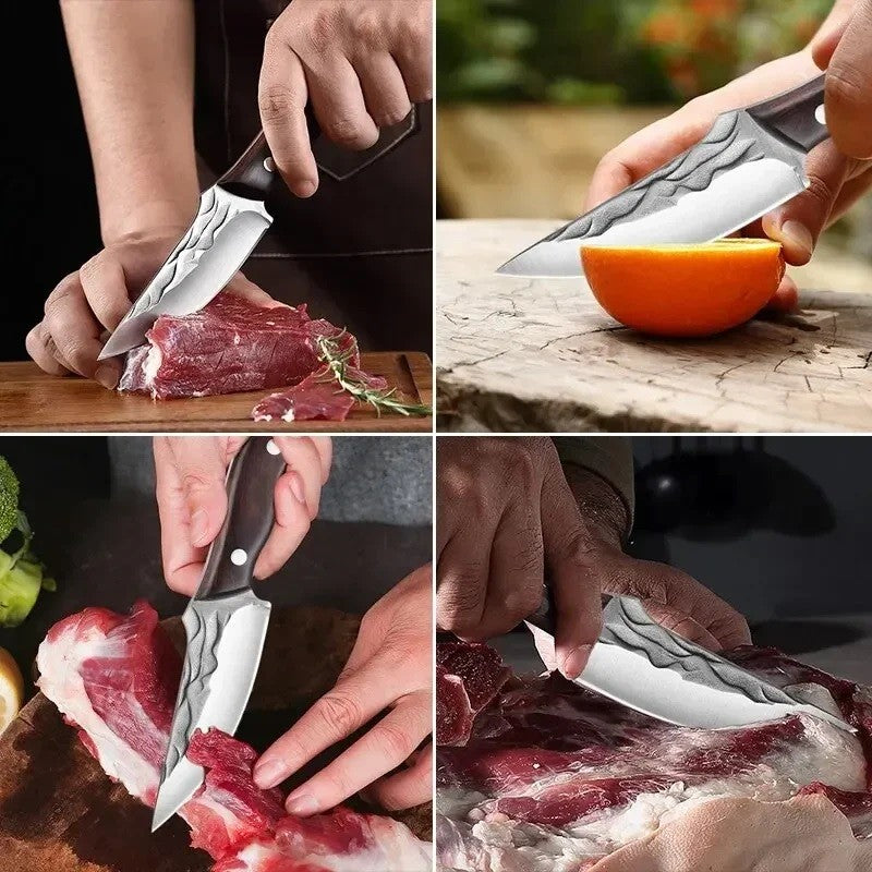 Cuchillo de deshuesado afilado de 8,3 pulgadas, cuchillo de cocina multiusos de