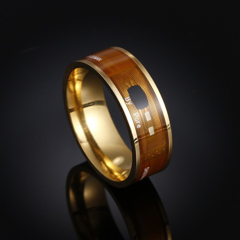 Anillo Inteligente NFC de Moda para Hombre, Anillo Digital para Teléfonos Androi