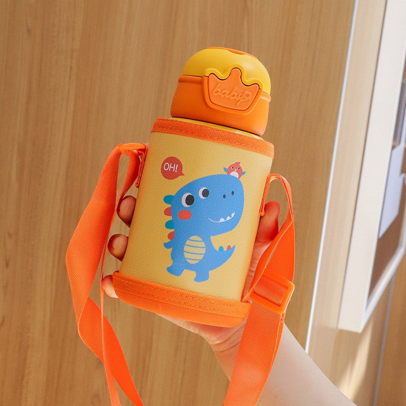 Botella Termo de unicornio para niños de 500ml, bonita botella de agua térmica p