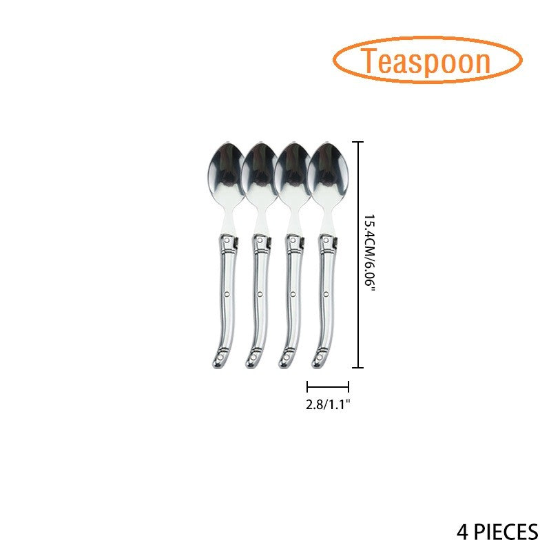 Juego de cuchillos para carne Laguiole de acero inoxidable de 9 ", tenedor