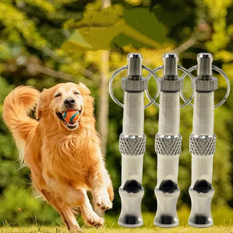 Silbato de acero inoxidable para perros, para detener los ladridos, control de l