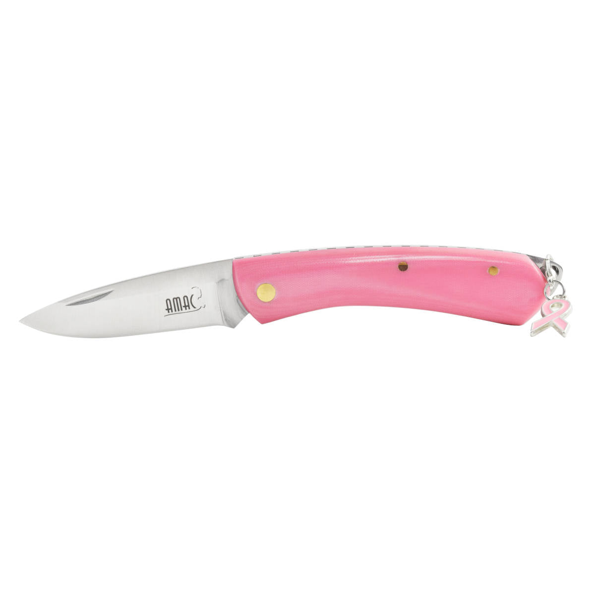 MIGUEL NIETO Navaja Solidaria AMAC Mango Mikarta Rosa Acero Inoxidable  AN-58