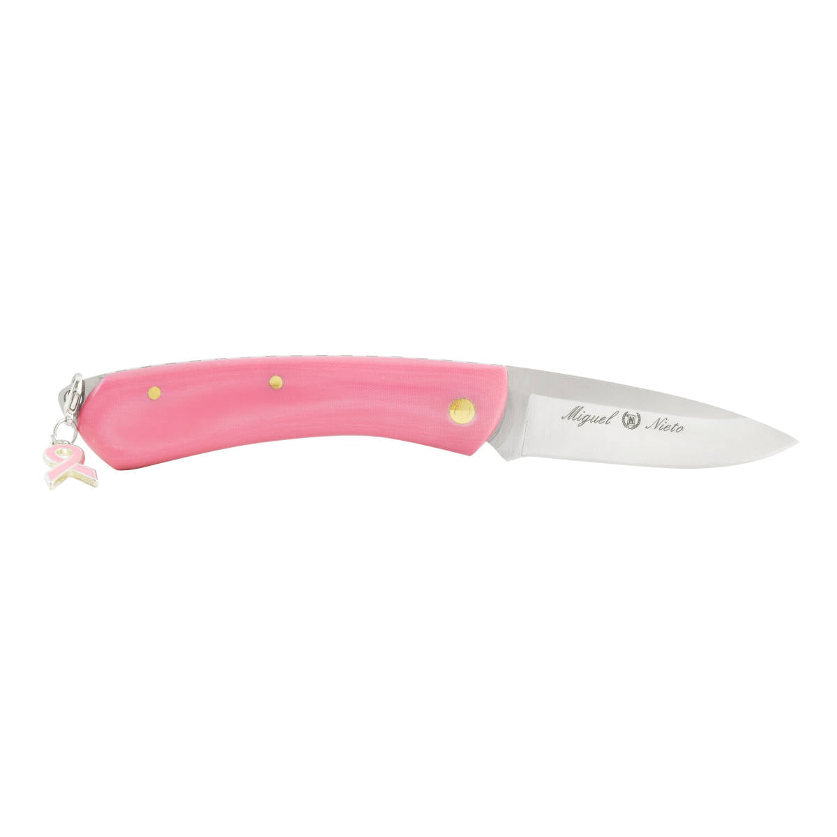 MIGUEL NIETO Navaja Solidaria AMAC Mango Mikarta Rosa Acero Inoxidable  AN-58