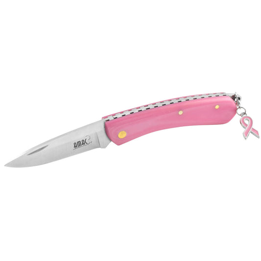 MIGUEL NIETO Navaja Solidaria AMAC Mango Mikarta Rosa Acero Inoxidable  AN-58