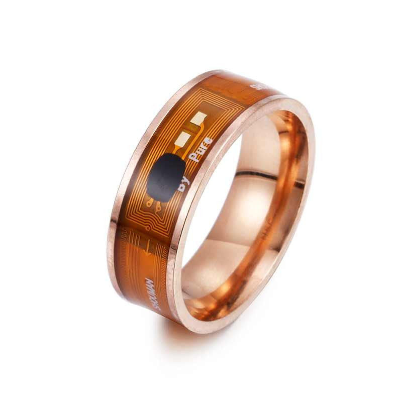 Anillo Inteligente NFC de Moda para Hombre, Anillo Digital para Teléfonos Androi
