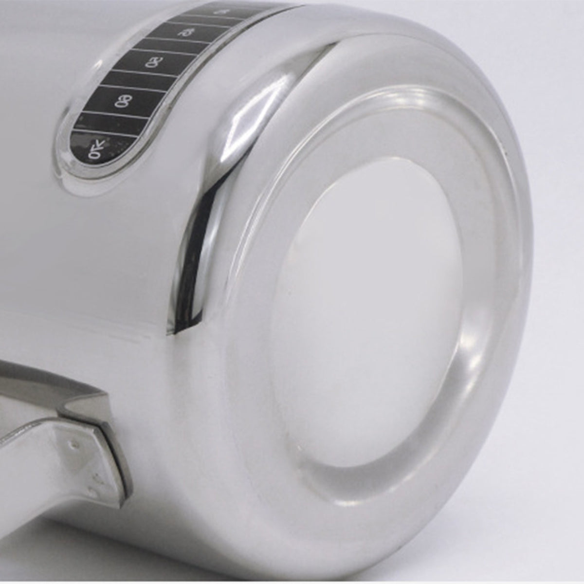Jarra para espumar leche de 12/20oz, pantalla de temperatura de 350/600ML, jarra