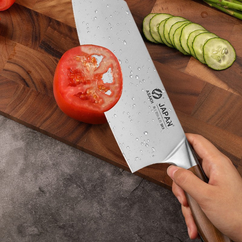 Juego de cuchillos de cocina de acero inoxidable, cuchillo para cortar carne, pe