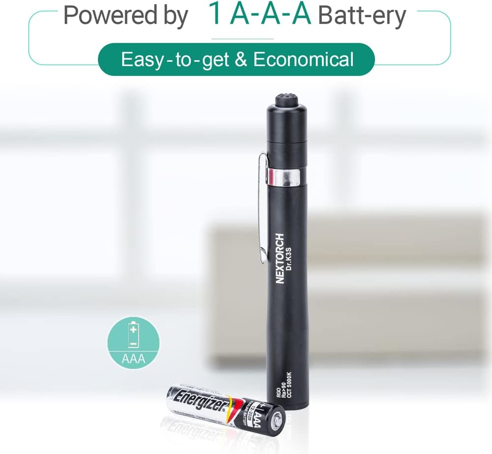Nextorch Dr. K3s Medical Penlight Flashlight Linterna Solapa