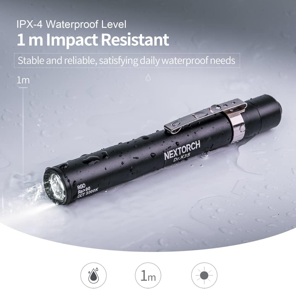Nextorch Dr. K3s Medical Penlight Flashlight Linterna Solapa