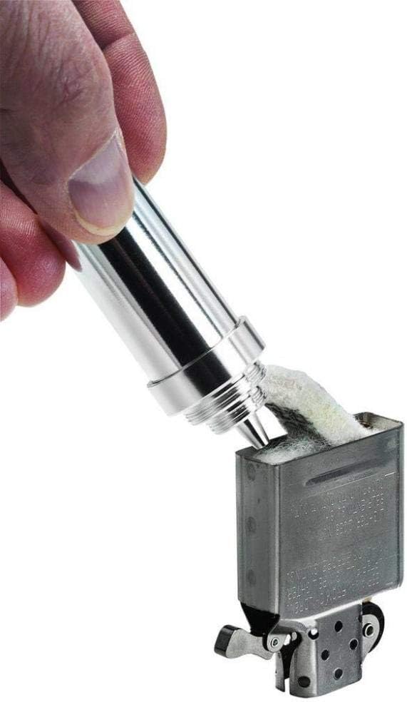 Cargador Portatil Zippo Fuel Canister Portable Aluminum 1.2 oz Gris USA
