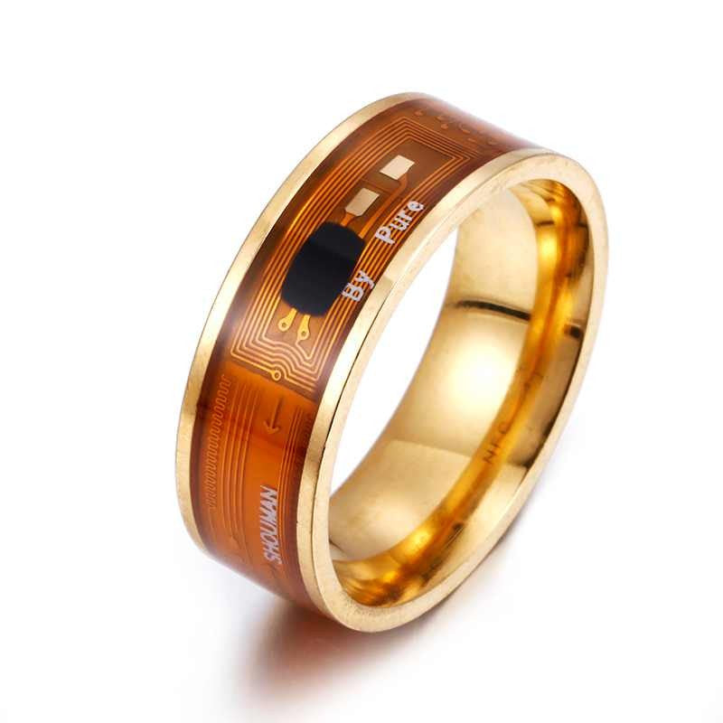 Anillo Inteligente NFC de Moda para Hombre, Anillo Digital para Teléfonos Androi