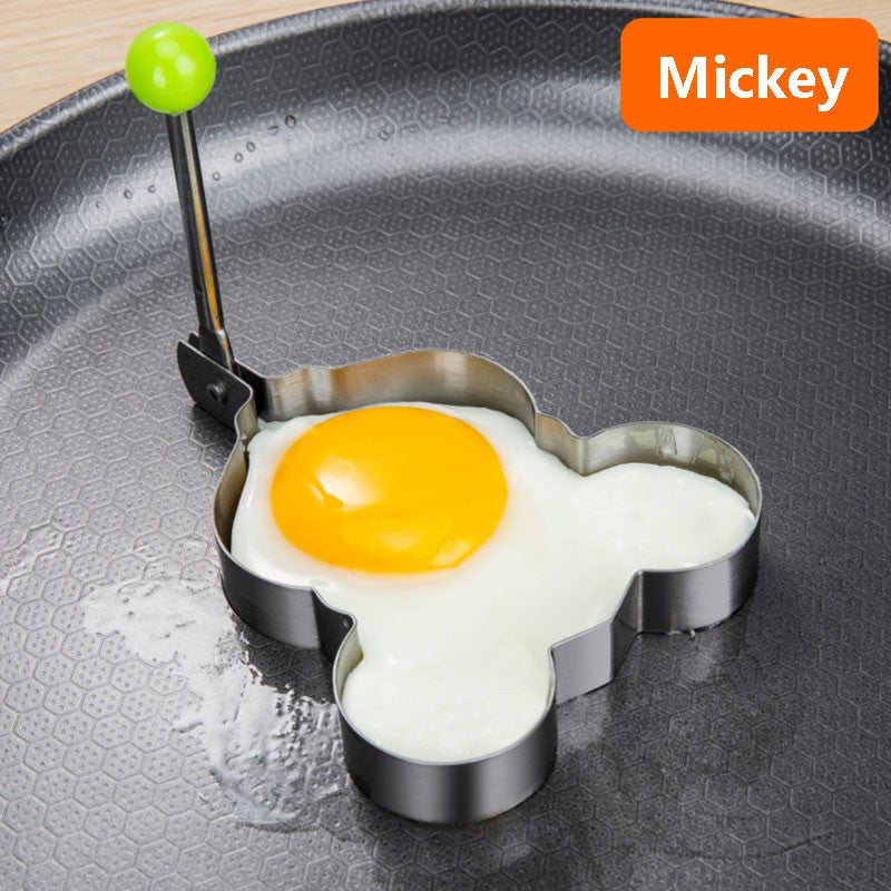 Nuevo molde de acero inoxidable para huevos fritos, máquina para hacer tortitas