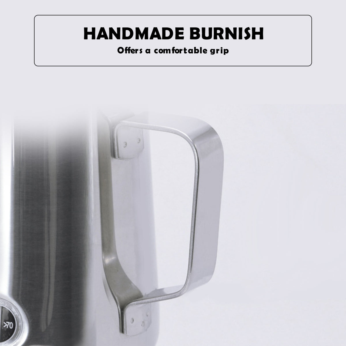 Jarra para espumar leche de 12/20oz, pantalla de temperatura de 350/600ML, jarra