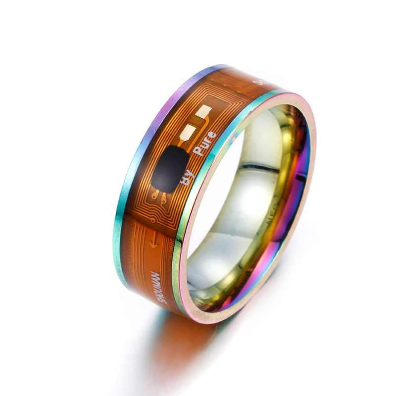 Anillo Inteligente NFC de Moda para Hombre, Anillo Digital para Teléfonos Androi